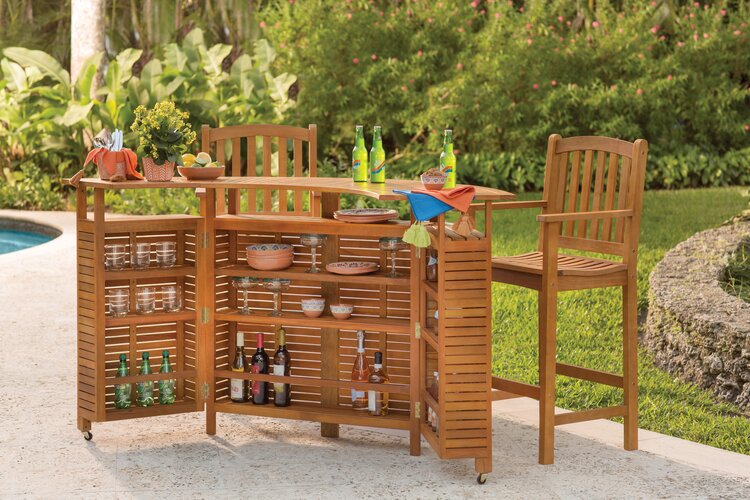 Cheap outdoor bar online sets